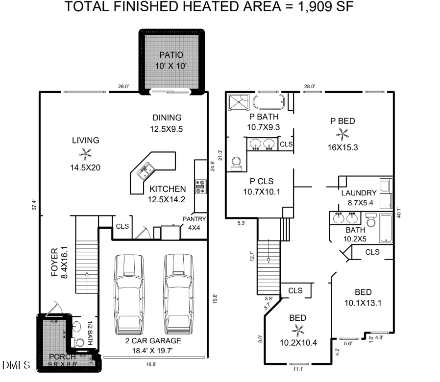 3157 Retama Run, New Hill, NC 27562 - #2