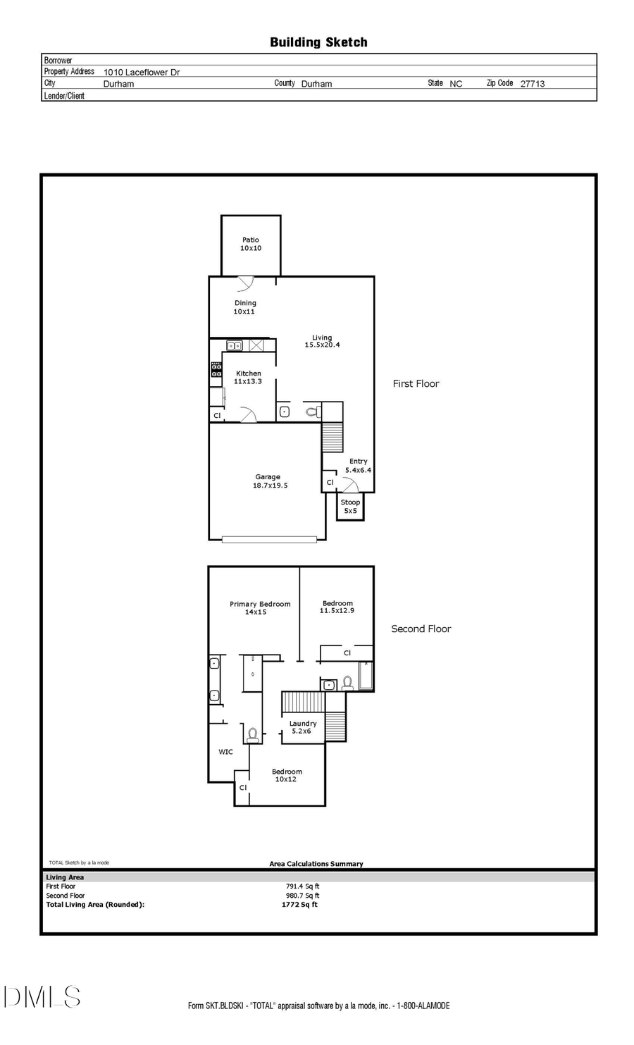 1010 Laceflower Drive, Durham, NC 27713 - #2