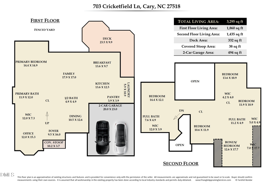 703 Cricketfield Lane, Cary, NC 27518 - #2