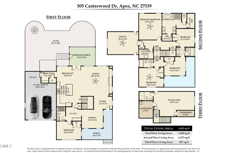 505 Canterwood Drive, Apex, NC 27539 - #2