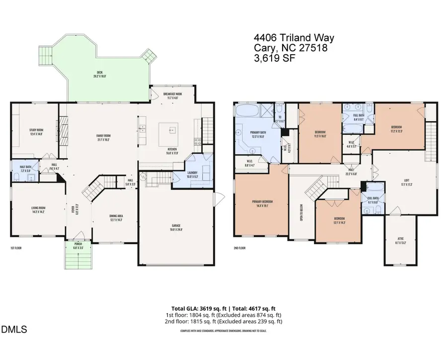 4406 Triland Way, Cary, NC 27518 - #3