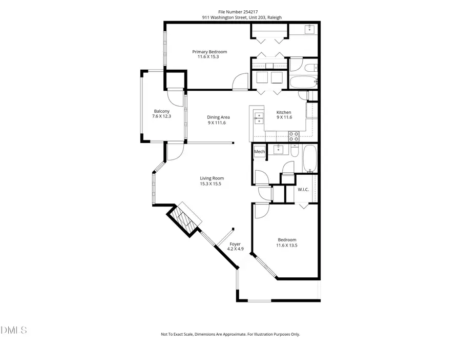 911 Washington Street #203, Raleigh, NC 27605 - #2