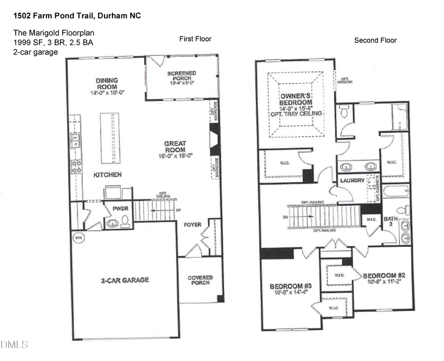 1502 Farm Pond Trail, Durham, NC 27703 - #2