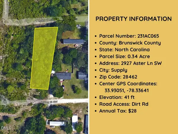 2945 Aster Lane Sw, Supply, NC 28452