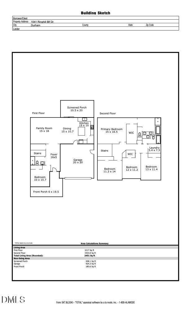 1041 Ringhill Bluff Drive, Durham, NC 27704 - #2