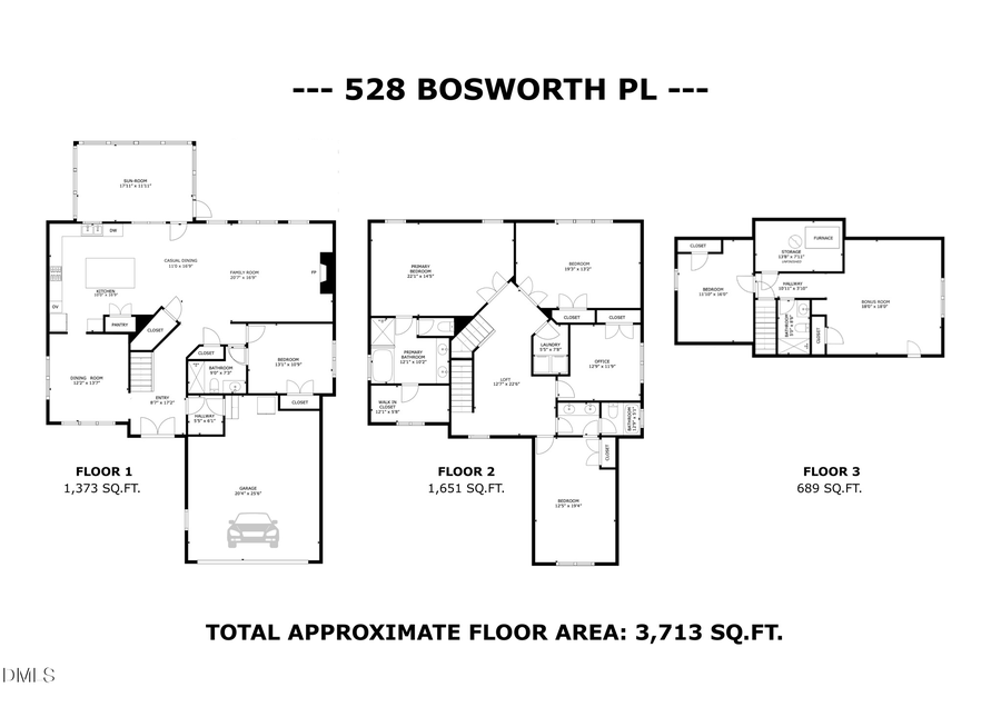 528 Bosworth Place, Cary, NC 27519 - #2