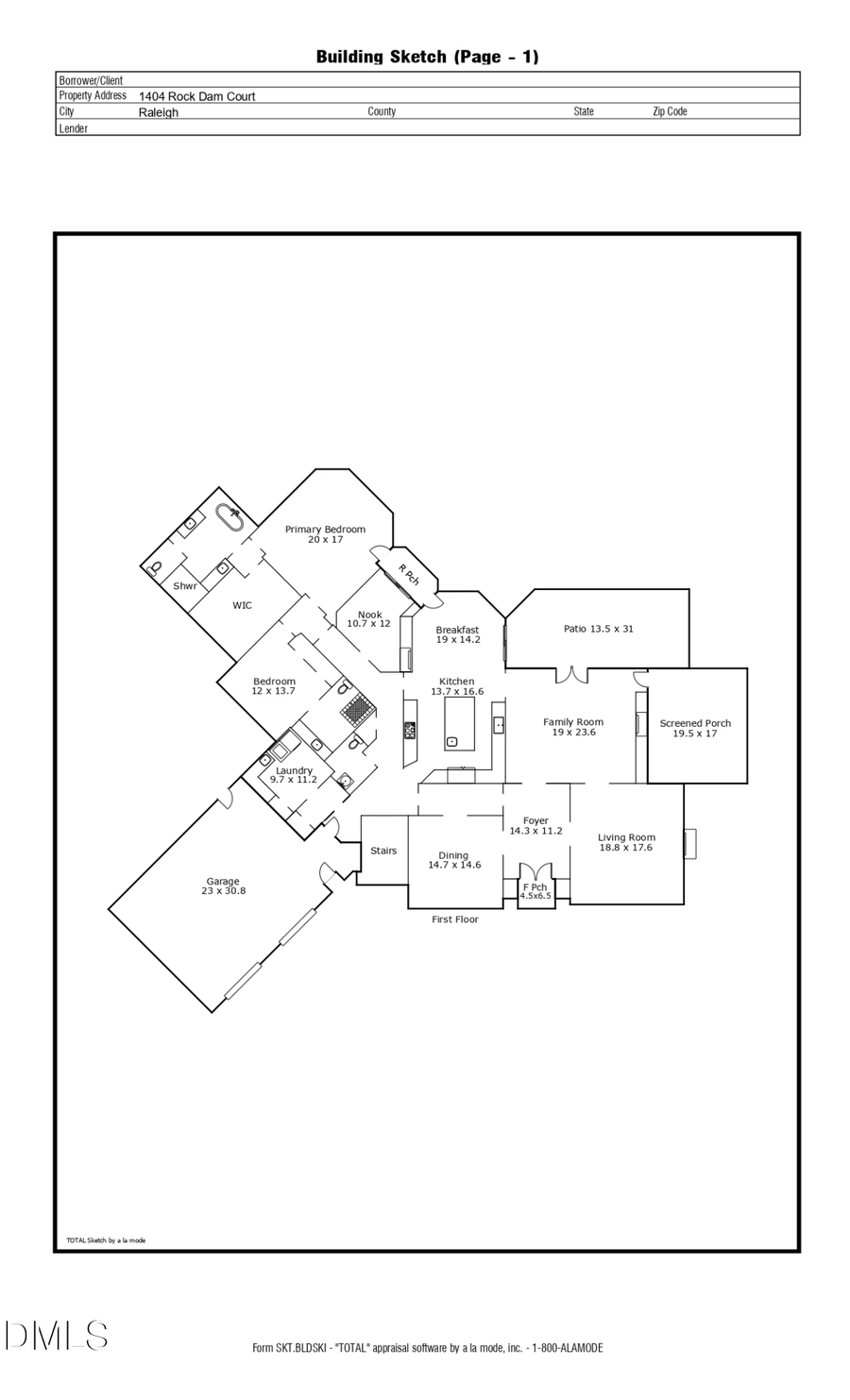 1404 Rock Dam Court, Raleigh, NC 27615 - #2