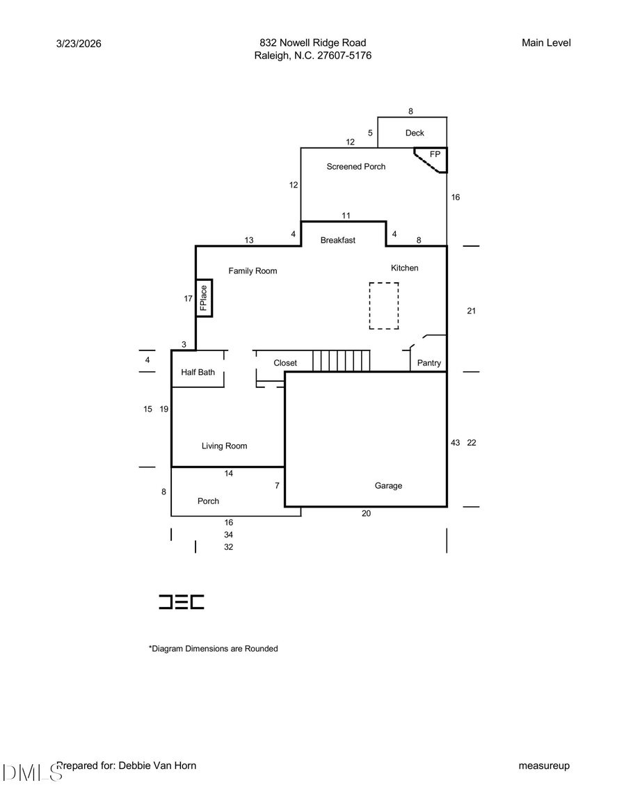 832 Nowell Ridge Road, Raleigh, NC 27607 - #2