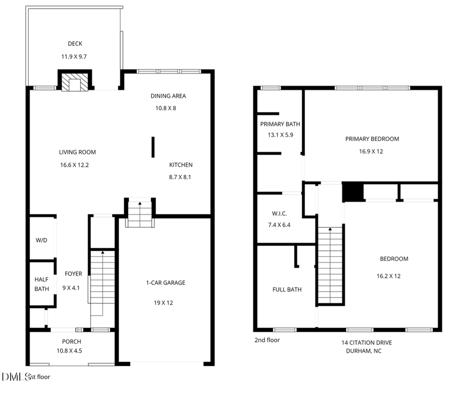 14 Citation Drive, Durham, NC 27713 - #2