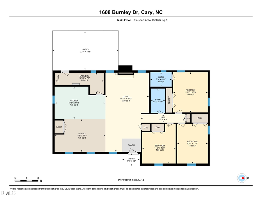 1608 Burnley Drive, Cary, NC 27511 - #2