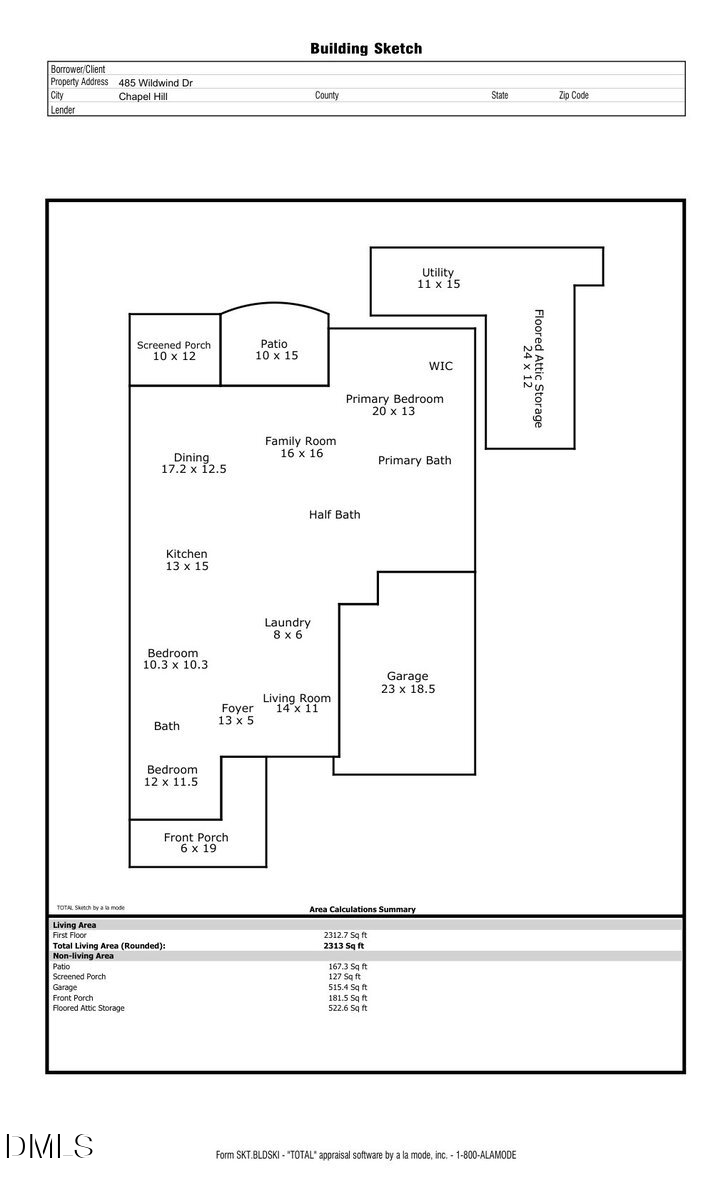 485 Wildwind Drive, Chapel Hill, NC 27516 - #2