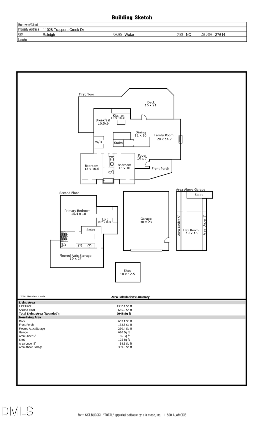 11028 Trappers Creek Drive, Raleigh, NC 27614 - #2