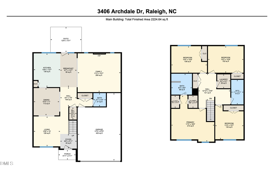 3406 Archdale Drive, Raleigh, NC 27614 - #2