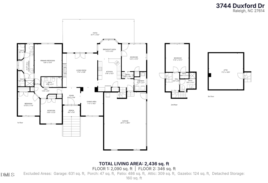 3744 Duxford, Raleigh, NC 27614 - #2