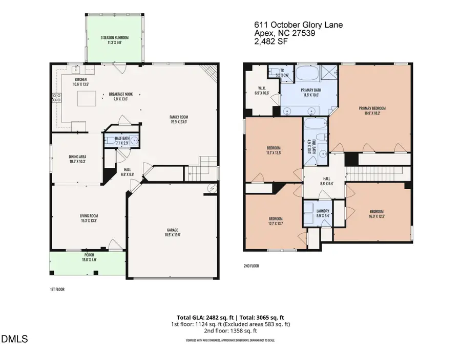 611 October Glory Lane, Apex, NC 27539 - #3