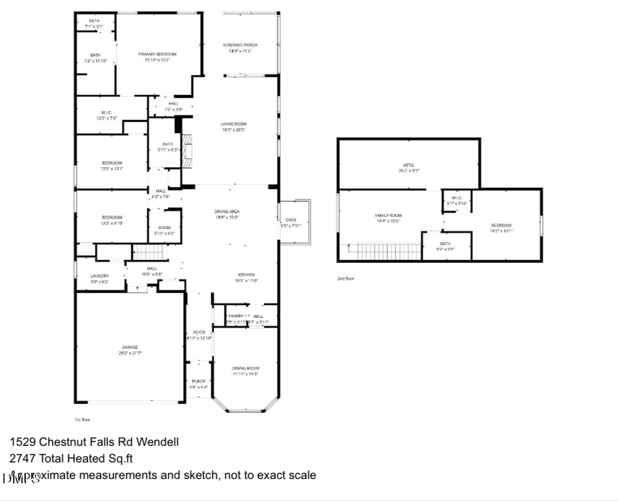 1529 Chestnut Falls Road, Wendell, NC 27591 - #2