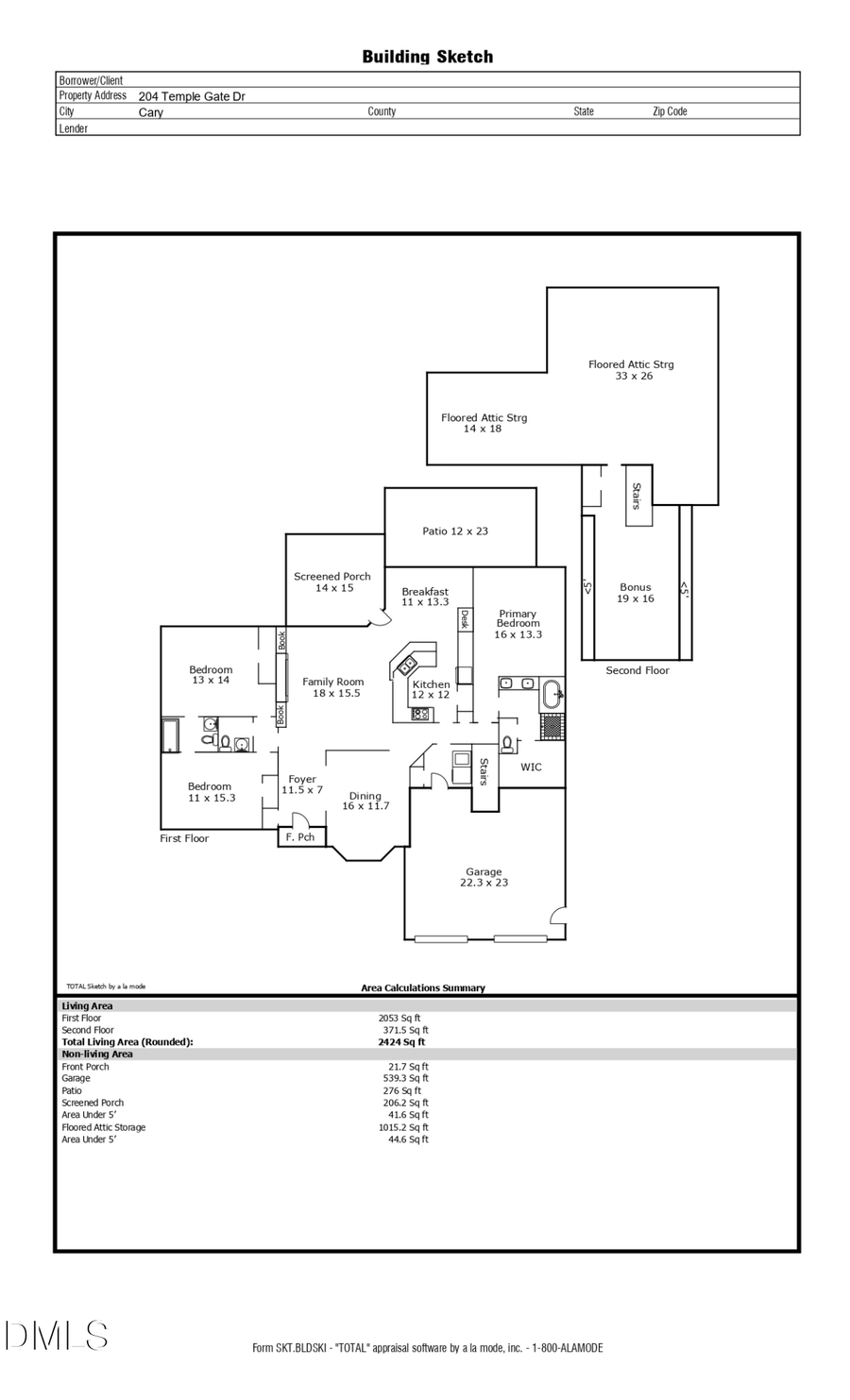 204 Temple Gate Drive, Cary, NC 27518 - #2