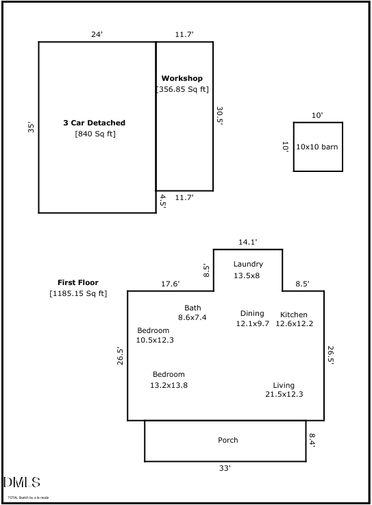 732 Mason Road, Durham, NC 27712 - #2