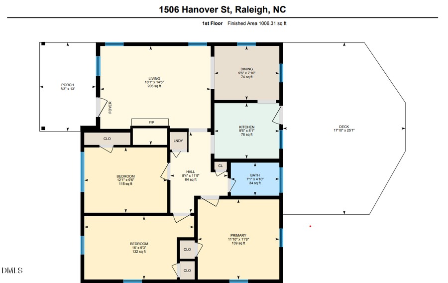 1506 Hanover Street, Raleigh, NC 27608 - #2