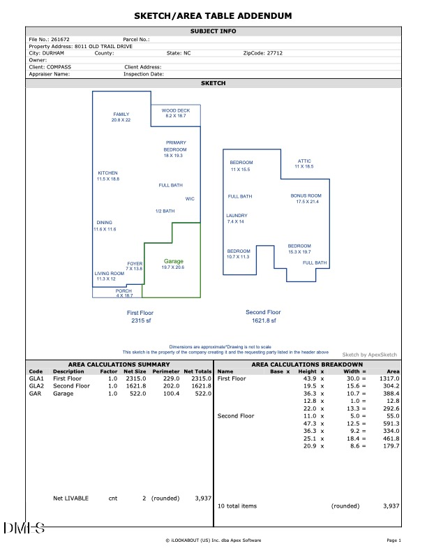8011 Old Trail Drive, Durham, NC 27712 - #2