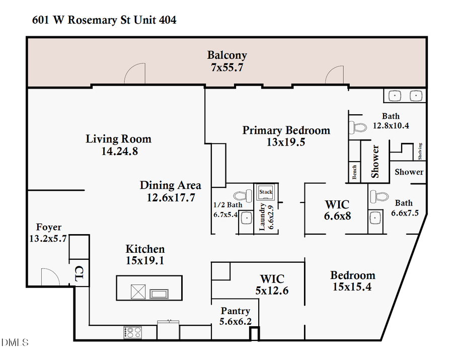 601 W Rosemary Street #Unit 404, Chapel Hill, NC 27516 - #2
