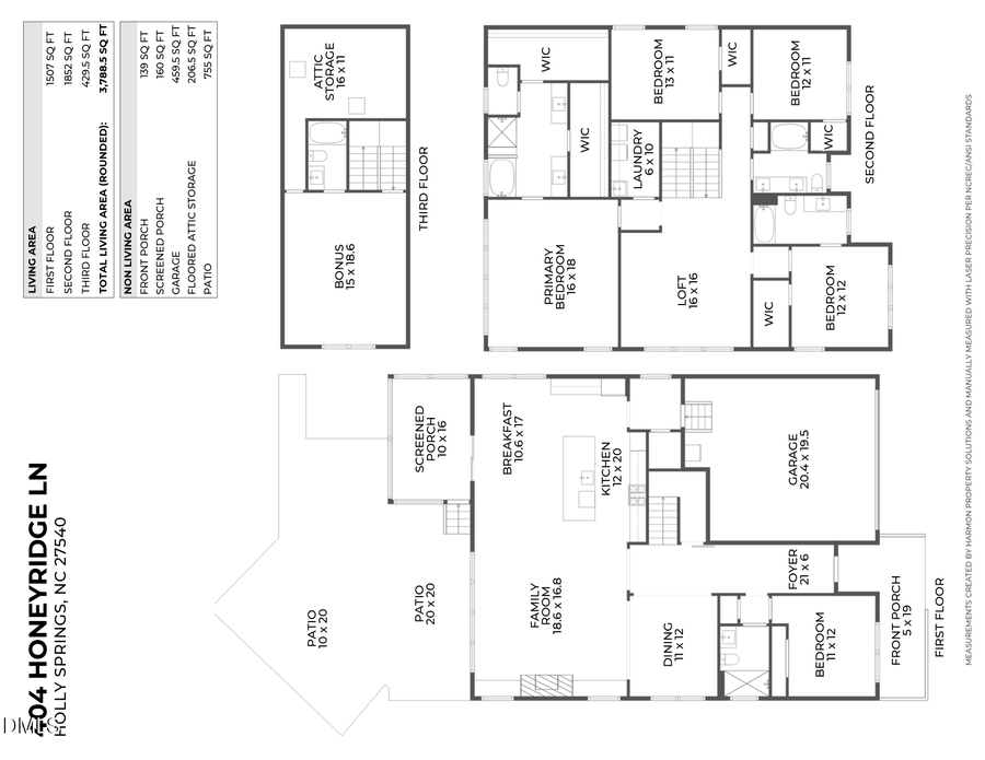 404 Honeyridge Lane, Holly Springs, NC 27540 - #2