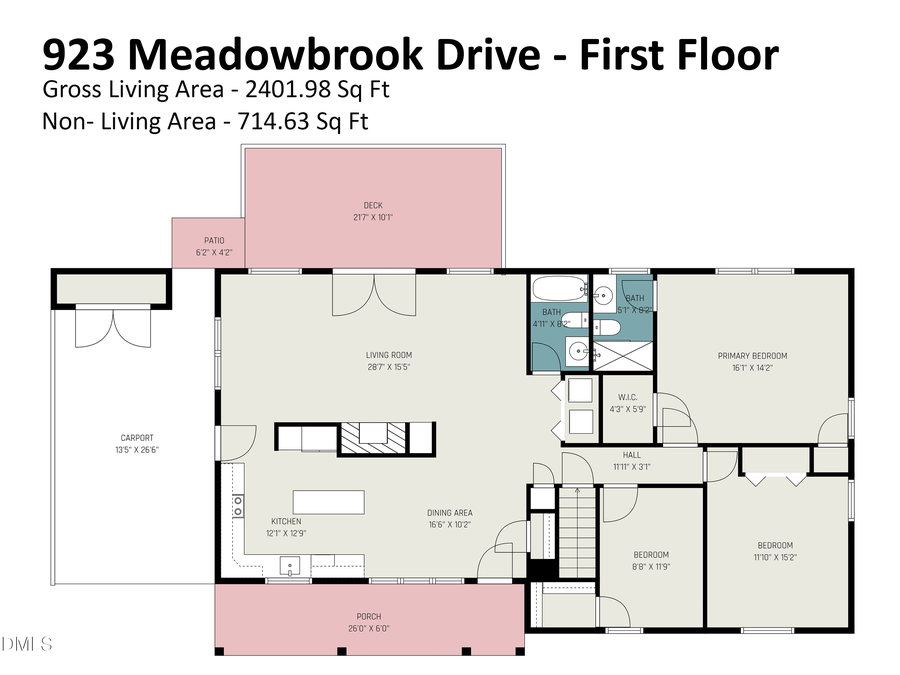 923 Meadowbrook Drive, Garner, NC 27529 - #2