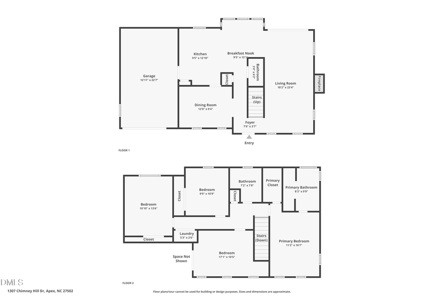 1307 Chimney Hill Drive, Apex, NC 27502 - #2