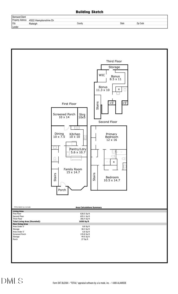 4522 Hamptonshire Drive, Raleigh, NC 27613 - #2