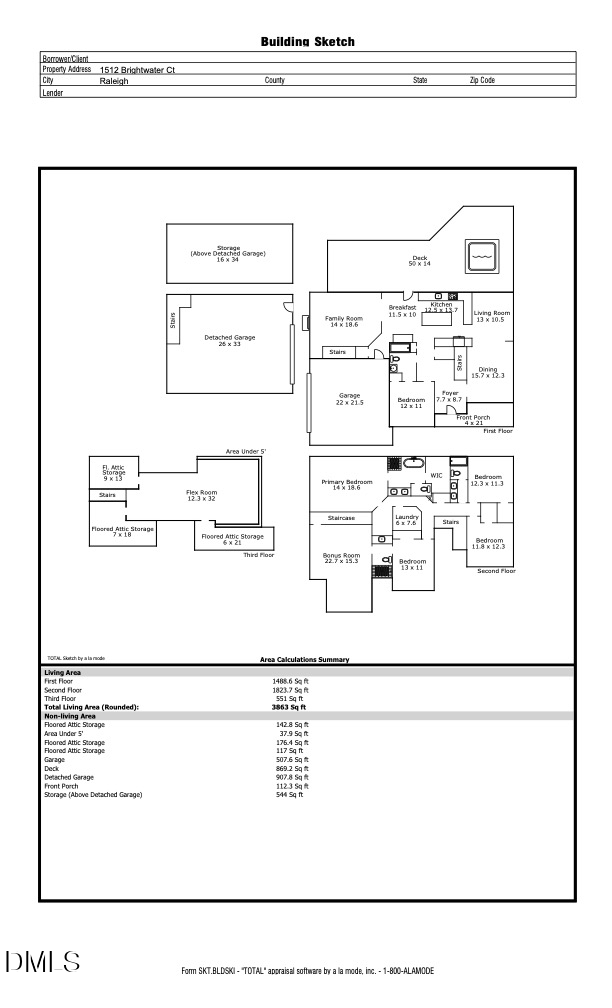 1512 Brightwater Court, Raleigh, NC 27614 - #2