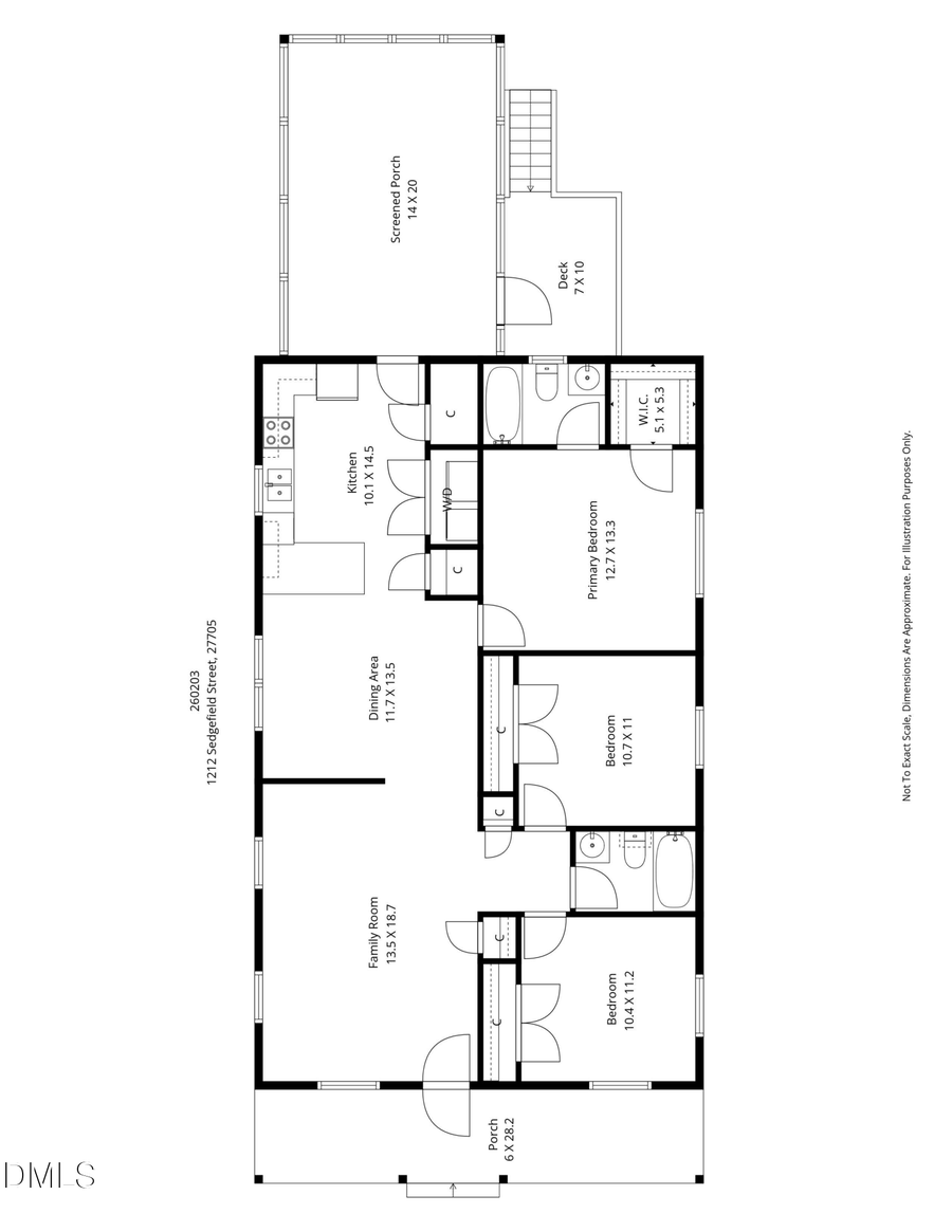 1212 Sedgefield Street, Durham, NC 27705 - #2