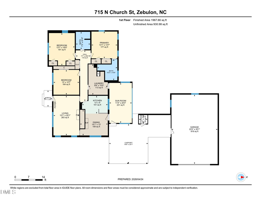 715 N Church Street, Zebulon, NC 27597 - #2