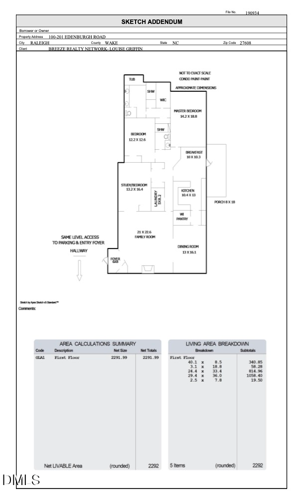 100 Edenburgh Road #201, Raleigh, NC 27608 - #2