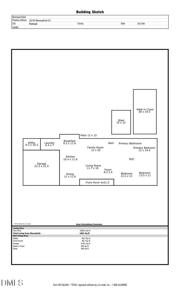 3216 Stoneyford Court, Raleigh, NC 27603 - #2