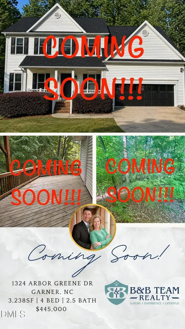 1324 Arbor Greene Drive, Garner, NC 27529