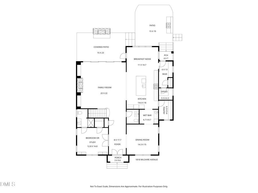 1818 Wilshire Avenue, Raleigh, NC 27608 - #2