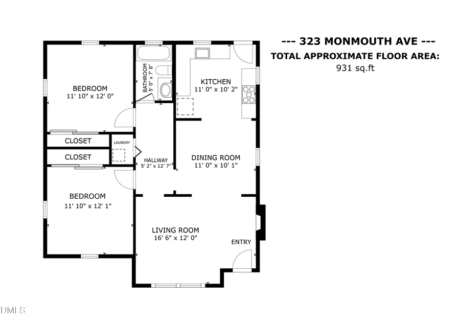 323 Monmouth Avenue, Durham, NC 27701 - #2