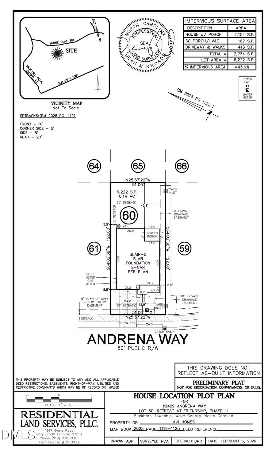 2429 Andrena Way #60, New Hill, NC 27562 - #2