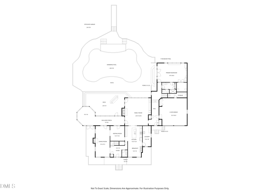7108 Beaver Trail, Apex, NC 27502 - #2