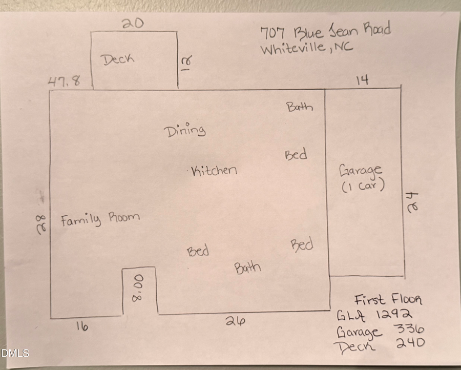 707 Blue Jean Road, Whiteville, NC 28472 - #2