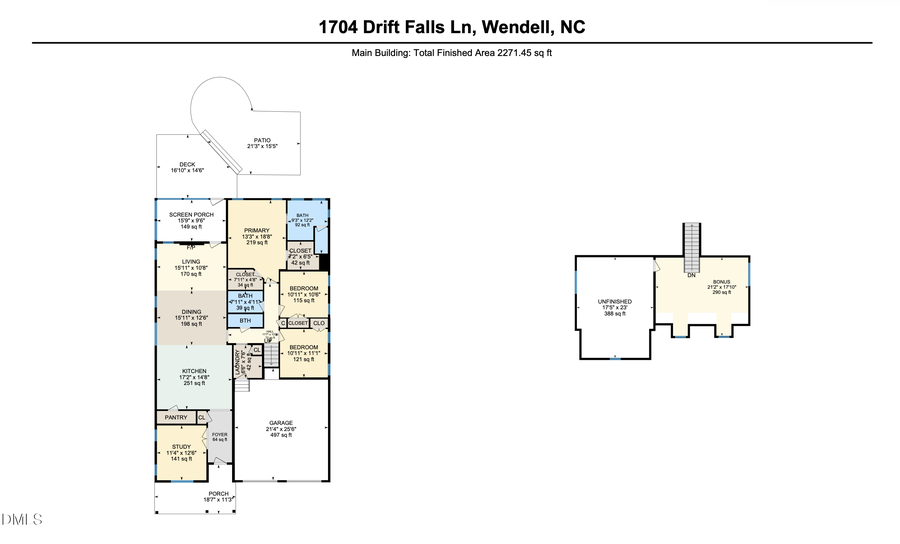 1704 Drift Falls Lane, Wendell, NC 27591 - #2