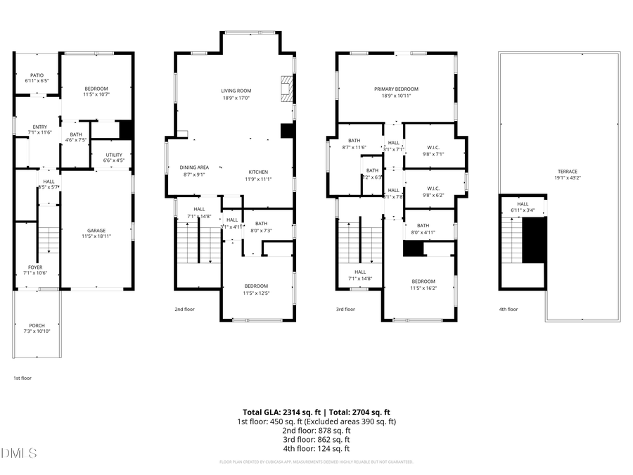 209 Woodsborough Place, Raleigh, NC 27601 - #2