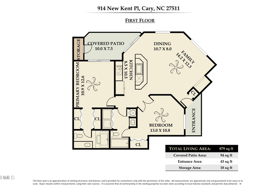 914 New Kent Place, Cary, NC 27511 - #2