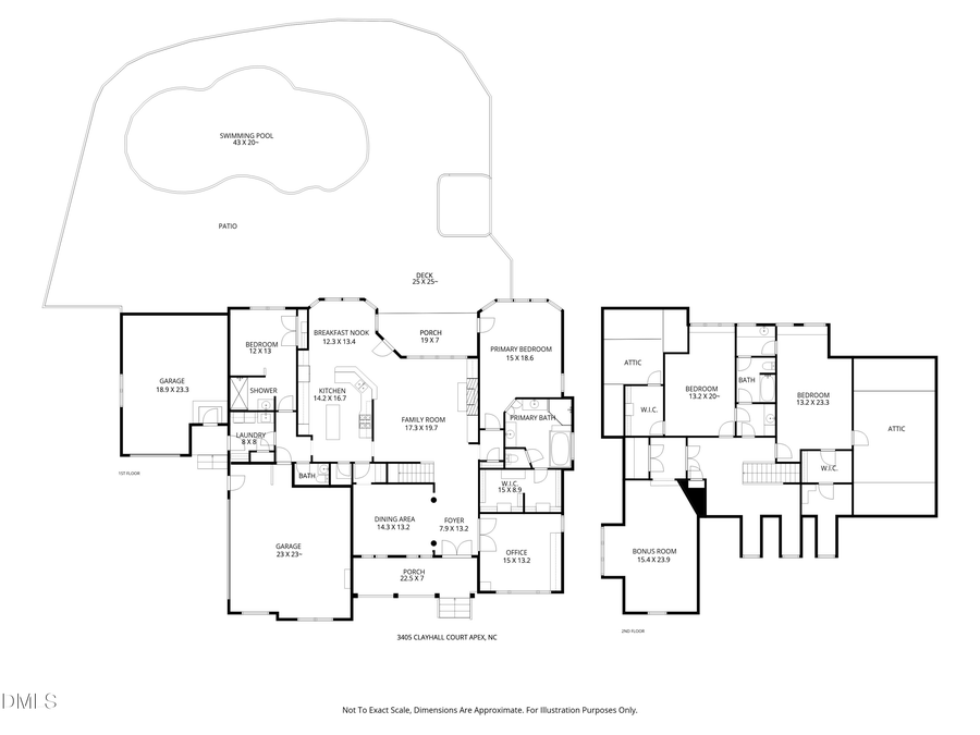 3405 Clay Hall Court, Raleigh, NC 27606 - #2