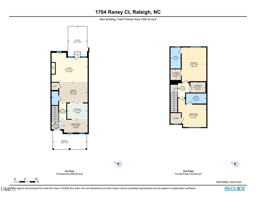 1704 Raney Court, Raleigh, NC 27604 - #2