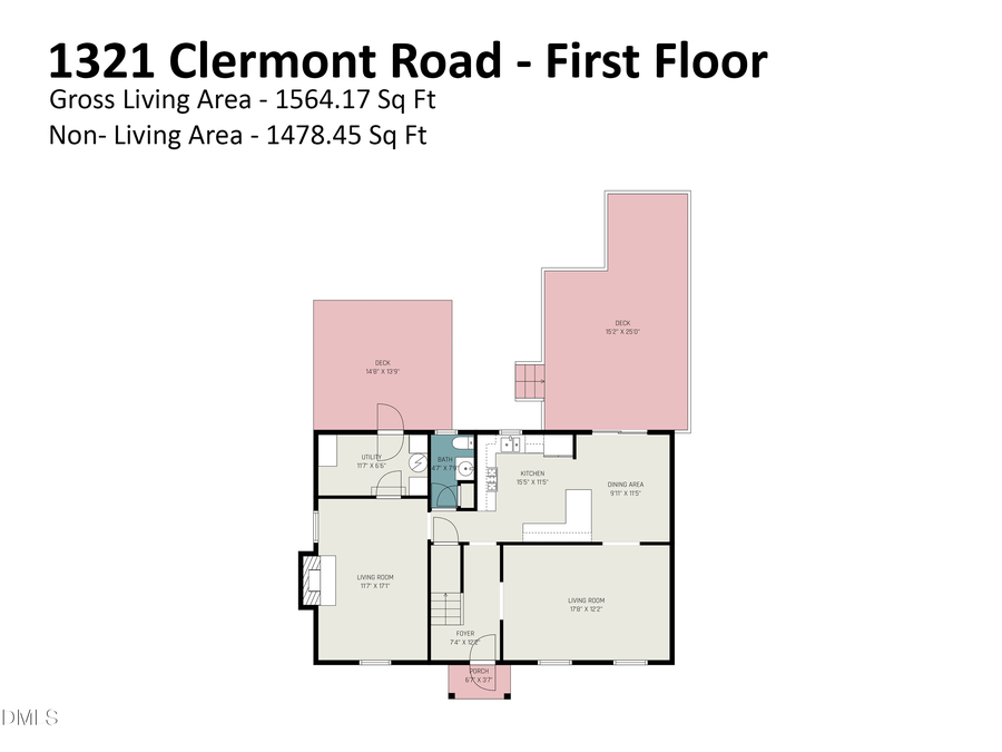 1321 Clermont Road, Durham, NC 27713 - #2