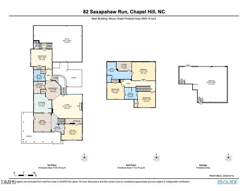 82 Saxapahaw Run, Chapel Hill, NC 27516 - #2