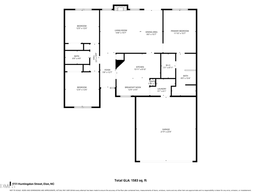 651 Huntingdon Street, Elon, NC 27244 - #2