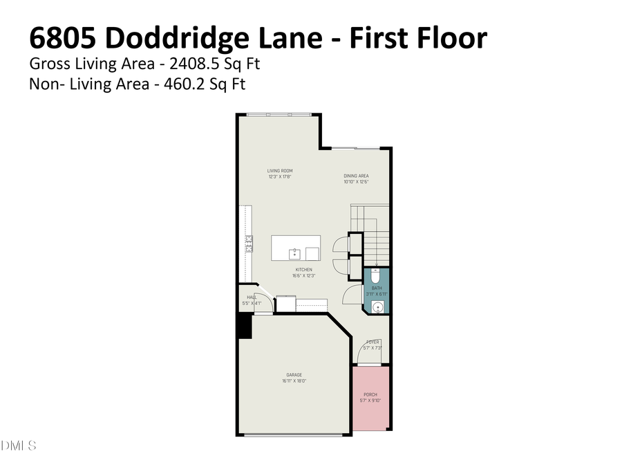 6805 Doddridge Lane, Cary, NC 27519 - #2