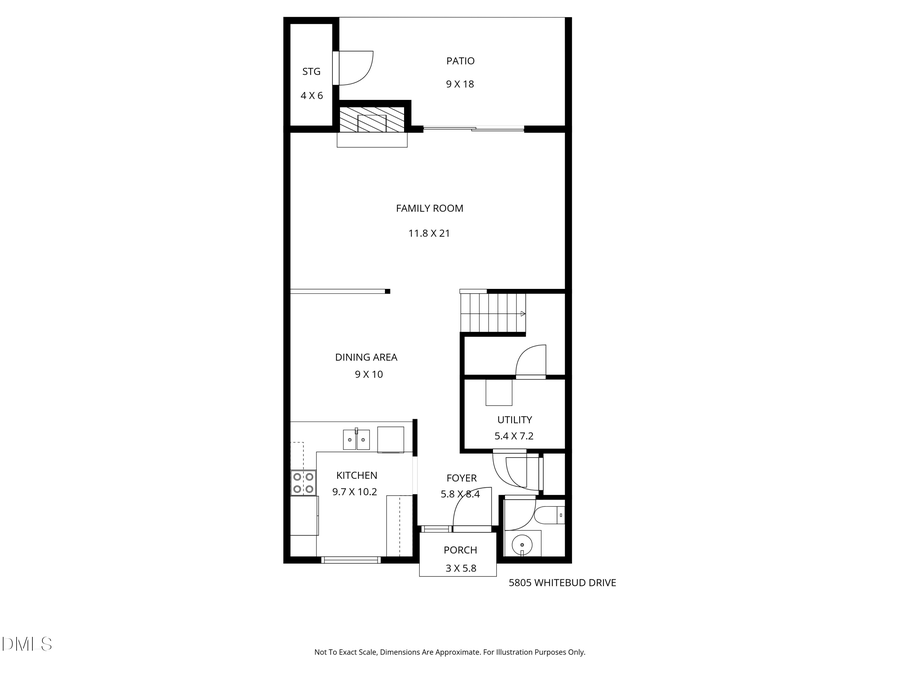 5805 Whitebud Drive, Raleigh, NC 27609 - #2